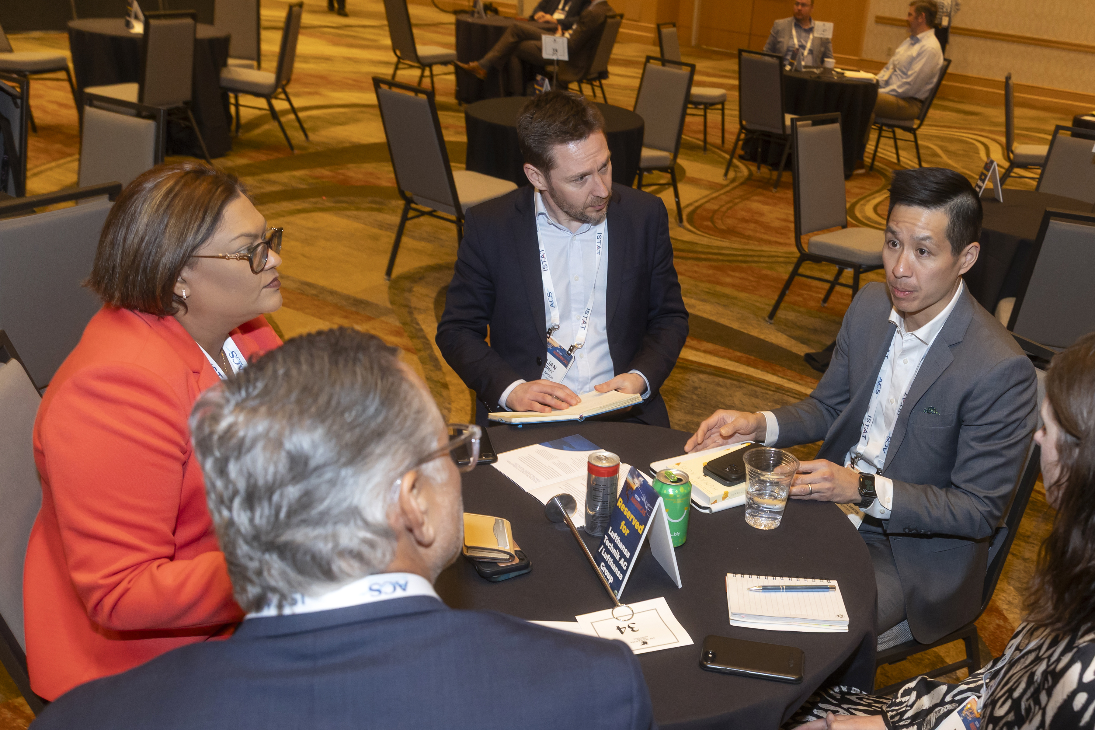 ISTAT Americas delegates attending the 2025 Hub and Jet Fuel Café.